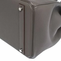 Hermes Etain Togo Leather Palladium Hardware Birkin 40 Bag For Women 29 Hermes Etain Togo Leather Palladium Hardware Birkin 40 Bag For Women -Deals Hermes Store luxury women hermes used handbags p292540 008