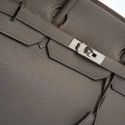 Hermes Etain Togo Leather Palladium Hardware Birkin 40 Bag For Women 22 Hermes Etain Togo Leather Palladium Hardware Birkin 40 Bag For Women -Deals Hermes Store luxury women hermes used handbags p292540 012