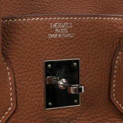 Hermes Brown Togo Birkin With Silver Hardware 35 CM For Women -Deals Hermes Store luxury women hermes used handbags p29260 0020