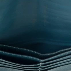 Hermes Blue Vache Liegee Leather Dogon Wallet For Women -Deals Hermes Store luxury women hermes used handbags p298030 012