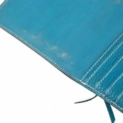 Hermes Blue Vache Liegee Leather Dogon Wallet For Women -Deals Hermes Store luxury women hermes used handbags p298030 013