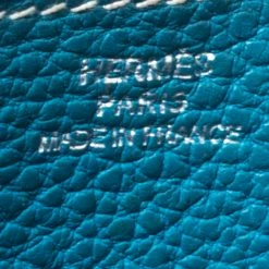 Hermes Blue Vache Liegee Leather Dogon Wallet For Women -Deals Hermes Store luxury women hermes used handbags p298030 016