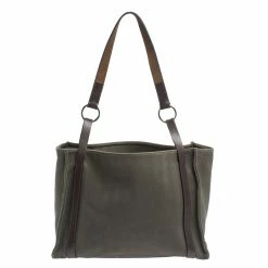 Hermes Green Canvas And Vache Hunter Leather Cabalicol Bag For Women -Deals Hermes Store luxury women hermes used handbags p298125 007