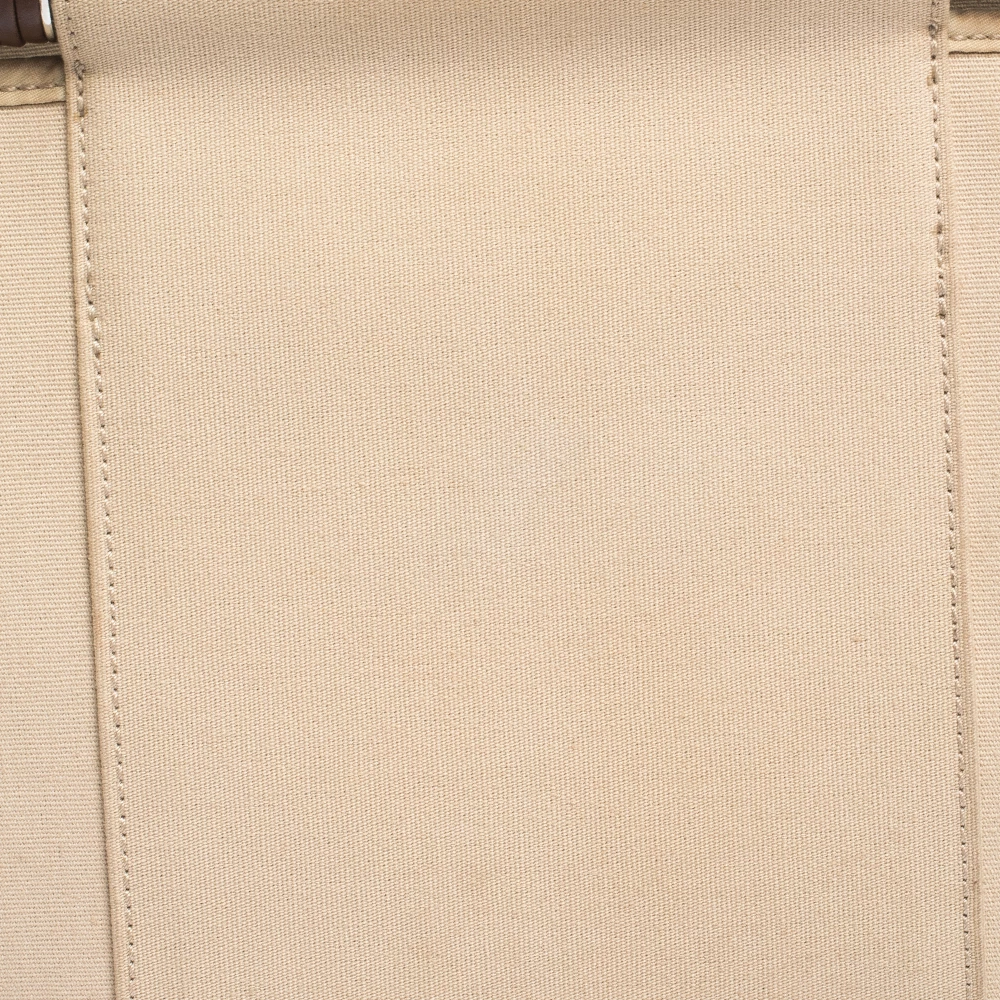 Hermes Beige Canvas Cabag Elan Tote For Women 7 Hermes Beige Canvas Cabag Elan Tote For Women - Image 5