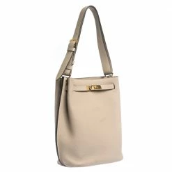 Hermes Gris Tourterelle Togo Leather So Kelly 22 Bag For Women -Deals Hermes Store luxury women hermes used handbags p299734 003