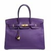 Hermes Crocus Epsom Leather Gold Hardware Birkin 35 Bag For Women