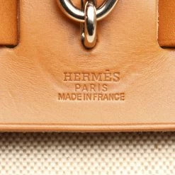 Hermes Beige Toile Canvas Herbag Shoulder Bag For Women 17 Hermes Beige Toile Canvas Herbag Shoulder Bag For Women -Deals Hermes Store luxury women hermes used handbags p300968 002