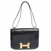 Hermes Blue Nuit Box Calf Leather Gold Hardware Constance 23 Bag For Women -Deals Hermes Store luxury women hermes used handbags p302058 002