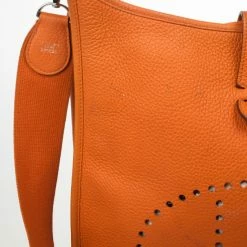 Hermes Orange Evelyne III GM Bag For Women -Deals Hermes Store luxury women hermes used handbags p30239 004
