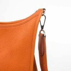 Hermes Orange Evelyne III GM Bag For Women -Deals Hermes Store luxury women hermes used handbags p30239 006