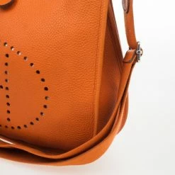 Hermes Orange Evelyne III GM Bag For Women -Deals Hermes Store luxury women hermes used handbags p30239 007