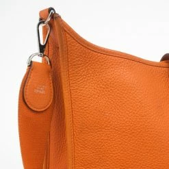 Hermes Orange Evelyne III GM Bag For Women -Deals Hermes Store luxury women hermes used handbags p30239 009