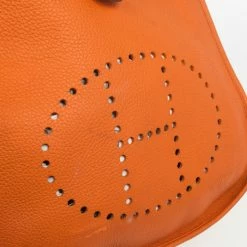 Hermes Orange Evelyne III GM Bag For Women -Deals Hermes Store luxury women hermes used handbags p30239 016