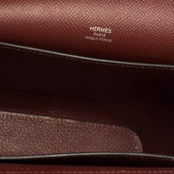 Hermes Rouge H Epsom Leather Octogone Clutch For Women -Deals Hermes Store luxury women hermes used handbags p303389 010