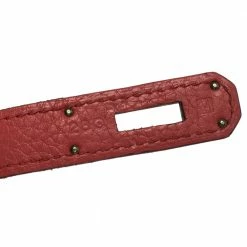 Hermes Rouge Casaque Clemence Leather Palladium Hardware Jypsiere 28 Bag For Women -Deals Hermes Store luxury women hermes used handbags p303397 004