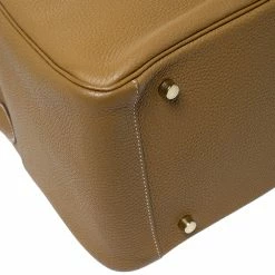 Hermes Natural Sable Clemence Leather Gold Hardware Lindy 34 Bag For Women -Deals Hermes Store luxury women hermes used handbags p307041 003