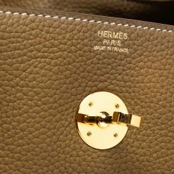 Hermes Natural Sable Clemence Leather Gold Hardware Lindy 34 Bag For Women -Deals Hermes Store luxury women hermes used handbags p307041 014