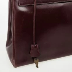 Hermes Dark Red 1981 Vintage Kelly Bag For Women -Deals Hermes Store luxury women hermes used handbags p30746 011