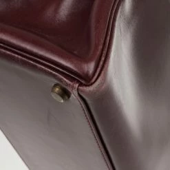 Hermes Dark Red 1981 Vintage Kelly Bag For Women -Deals Hermes Store luxury women hermes used handbags p30746 016