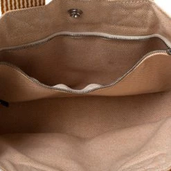 Hermes Orange/White Canvas Fourre Tout PM Bag For Women -Deals Hermes Store luxury women hermes used handbags p307879 012