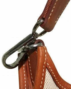 Hermes Beige/Brown Clemence Leather And Toile Canvas Evelyne III 29 Bag For Women -Deals Hermes Store luxury women hermes used handbags p308881 003