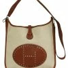 Hermes Beige/Brown Clemence Leather And Toile Canvas Evelyne III 29 Bag For Women -Deals Hermes Store luxury women hermes used handbags p308881 004