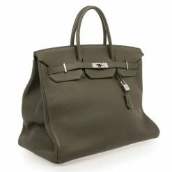 Hermes Olive Togo Birkin 40 For Women -Deals Hermes Store luxury women hermes used handbags p30932 0003
