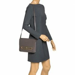 Hermes Etoupe Evercolor Leather Roulis 23 Bag For Women -Deals Hermes Store luxury women hermes used handbags p310596 014