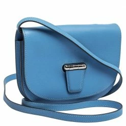 Hermes Blue Agate Swift Leather Mini Convoyeur Bag For Women -Deals Hermes Store luxury women hermes used handbags p310606 002