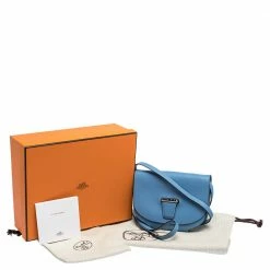 Hermes Blue Agate Swift Leather Mini Convoyeur Bag For Women -Deals Hermes Store luxury women hermes used handbags p310606 012