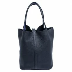 Hermes Blue Nuit Togo Leather Picotin Lock MM Bag For Women -Deals Hermes Store luxury women hermes used handbags p310611 004