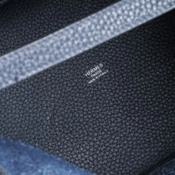 Hermes Blue Nuit Togo Leather Picotin Lock MM Bag For Women -Deals Hermes Store luxury women hermes used handbags p310611 005