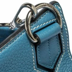Hermes Blue Jean Togo Leather Palladium Hardware Jypsiere 34 Bag For Women -Deals Hermes Store luxury women hermes used handbags p312870 004