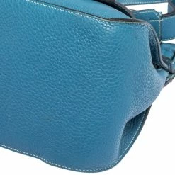 Hermes Blue Jean Togo Leather Palladium Hardware Jypsiere 34 Bag For Women -Deals Hermes Store luxury women hermes used handbags p312870 008