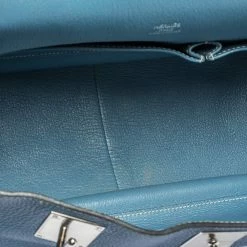 Hermes Blue Jean Togo Leather Palladium Hardware Jypsiere 34 Bag For Women -Deals Hermes Store luxury women hermes used handbags p312870 012