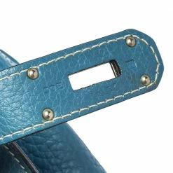Hermes Blue Jean Togo Leather Palladium Hardware Jypsiere 34 Bag For Women -Deals Hermes Store luxury women hermes used handbags p312870 013