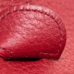 Hermes Rouge Casaque Clemence Leather Evelyne III GM Bag For Women -Deals Hermes Store luxury women hermes used handbags p315842 008