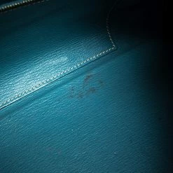 Hermes Hermès Blue Jean Clemence Leather Gold Hardware Shoulder Kelly 42 Bag For Women -Deals Hermes Store luxury women hermes used handbags p316205 012