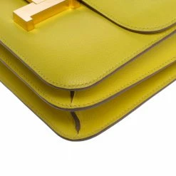 Hermes Lime Evercolor Leather Constance 24 Bag For Women -Deals Hermes Store luxury women hermes used handbags p320635 012