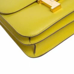 Hermes Lime Evercolor Leather Constance 24 Bag For Women -Deals Hermes Store luxury women hermes used handbags p320635 014