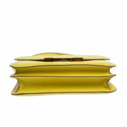 Hermes Lime Evercolor Leather Constance 24 Bag For Women -Deals Hermes Store luxury women hermes used handbags p320635 015