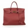 Hermes Rouge Garance Birkin Clemence 40 CM For Women -Deals Hermes Store luxury women hermes used handbags p32109 001