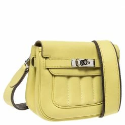 Hermes Yellow Swift Leather Berline 21 Shoulder Bag For Women -Deals Hermes Store luxury women hermes used handbags p322511 001