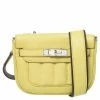 Hermes Yellow Swift Leather Berline 21 Shoulder Bag For Women