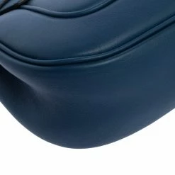 Hermes Blue Thalassa Swift Leather Palladium Hardware Mini Berline Bag For Women -Deals Hermes Store luxury women hermes used handbags p325758 001