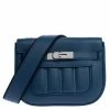 Hermes Blue Thalassa Swift Leather Palladium Hardware Mini Berline Bag For Women -Deals Hermes Store luxury women hermes used handbags p325758 008