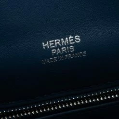 Hermes Blue Thalassa Swift Leather Palladium Hardware Mini Berline Bag For Women -Deals Hermes Store luxury women hermes used handbags p325758 011