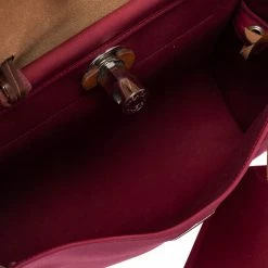 Hermes Red Canvas And Leather Herbag Zip 31 Bag For Women -Deals Hermes Store luxury women hermes used handbags p325781 012