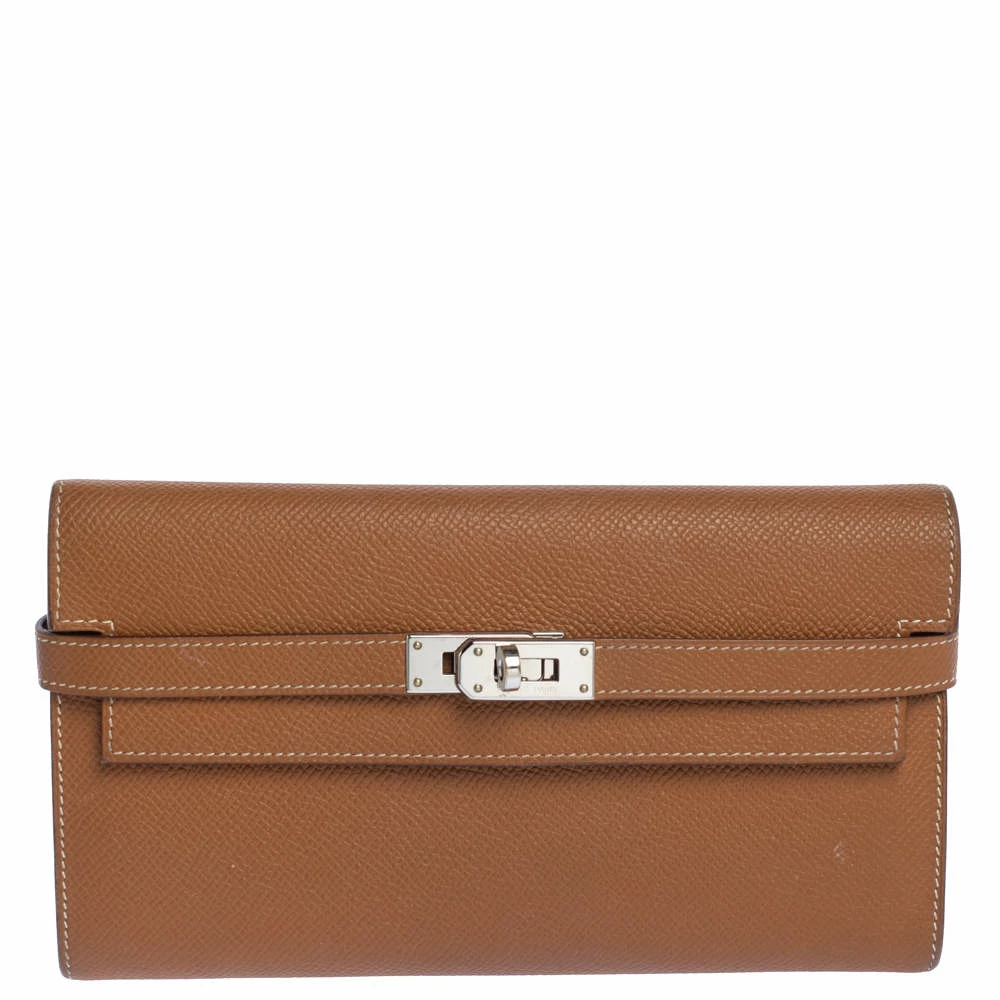 Hermes Cigare Epsom Leather Kelly Wallet For Women 3 Hermes Cigare Epsom Leather Kelly Wallet For Women