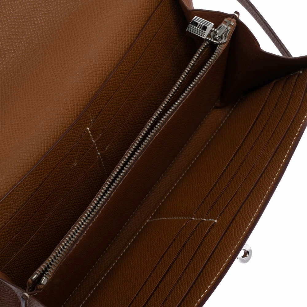 Hermes Cigare Epsom Leather Kelly Wallet For Women 10 Hermes Cigare Epsom Leather Kelly Wallet For Women - Image 8